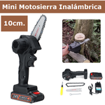 Mini motosierra inalámbrica recargable